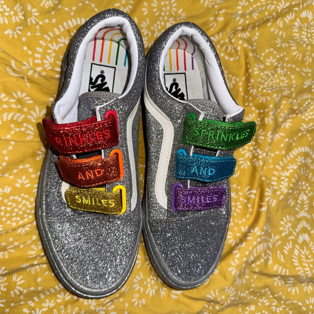 Rainbow Pride Glitter Vans - Picture 3 of 4